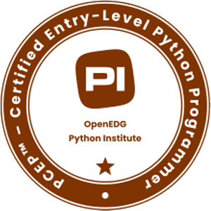 Certified Entry-level Python Proigrammer
