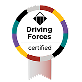 значок сертифицированный driven forces