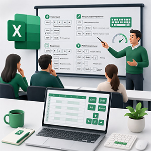 Секреты быстрой навигации и ввода в Excel: учимся работать горячими клавишам