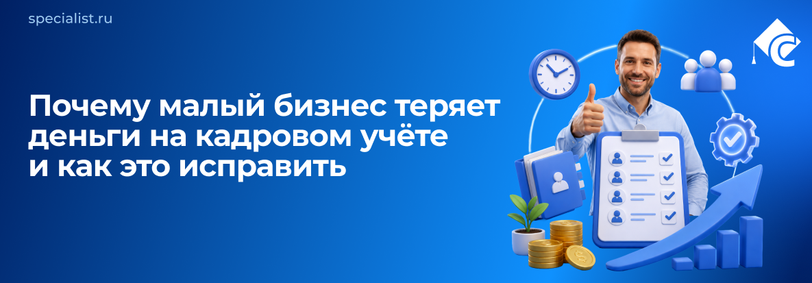 Почему малый бизнес теряет деньги на кадровом учёте и как это исправить